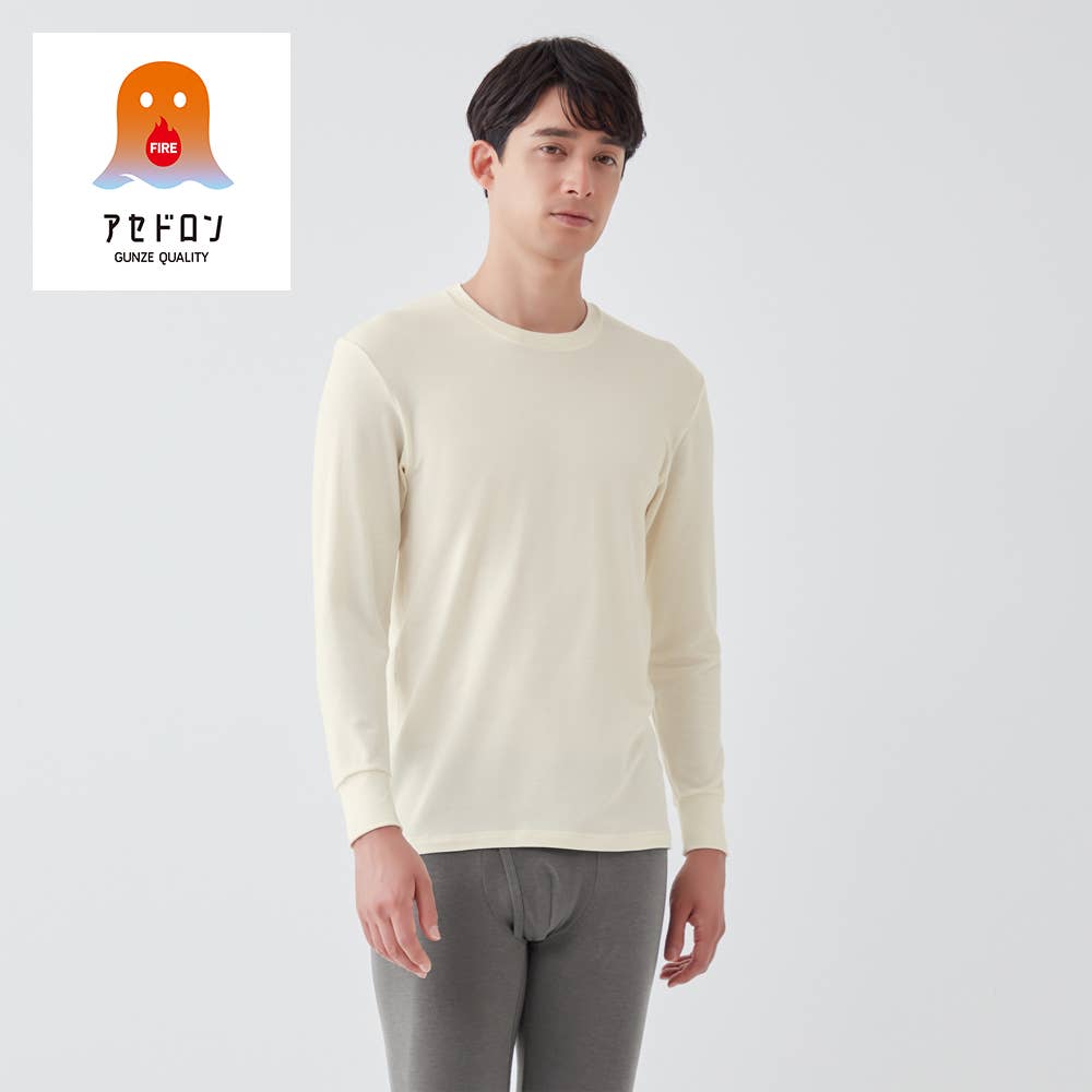 【ファイヤーアセドロン】クルーネックロングスリーブシャツ（丸首）